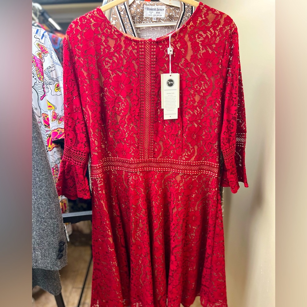 New MissMay Women’s Size 2XL Casual Lace Dress